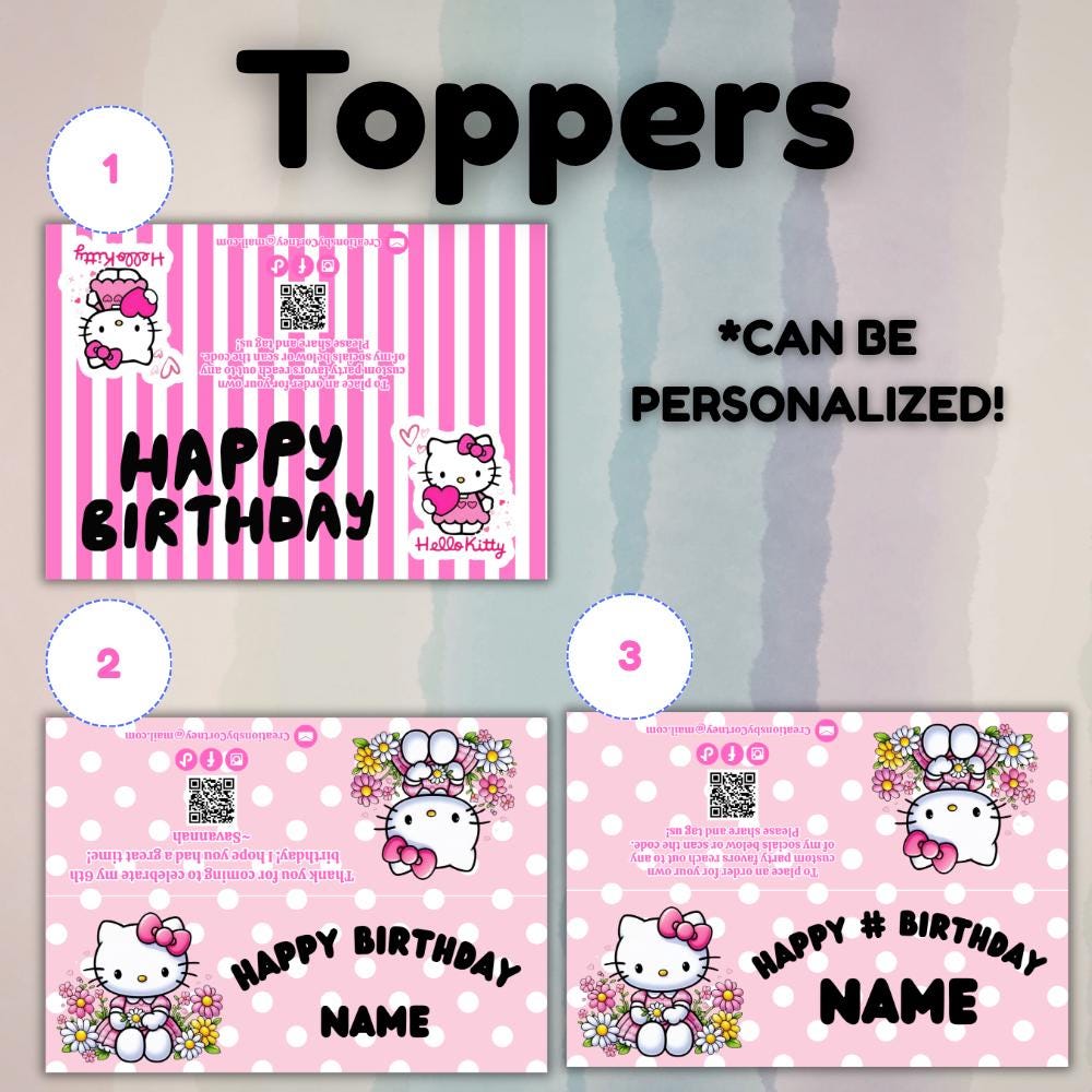 Hello Kitty Birthday Party Favor • Kids Coloring & Activity Pack • Personalized Goodie Bag • Physical Party Favor Set