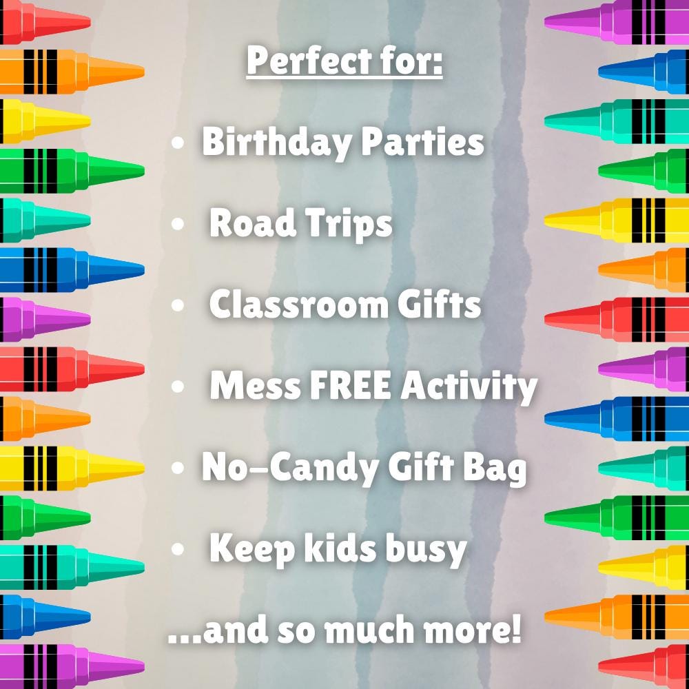 Hello Kitty Birthday Party Favor • Kids Coloring & Activity Pack • Personalized Goodie Bag • Physical Party Favor Set